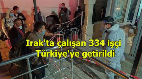 334 Türk işçi Kütahya'daki yurtlara yerleştirildi
